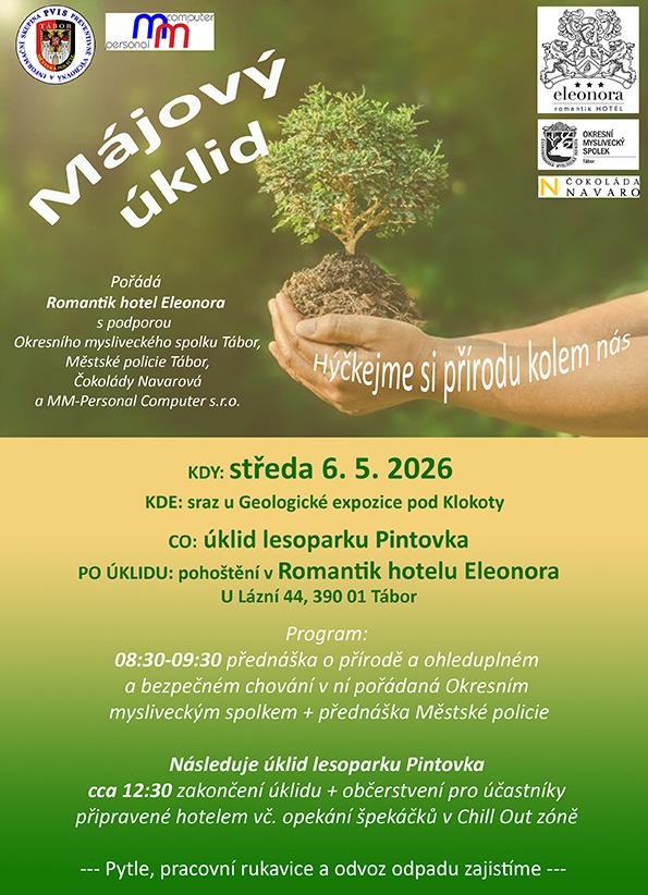 Májový úklid lesoparku Pintovka