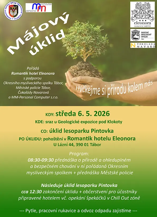 Májový úklid lesoparku Pintovka